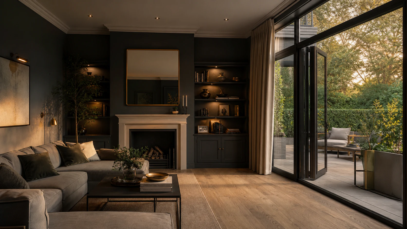Illustrative concept of a considered living space